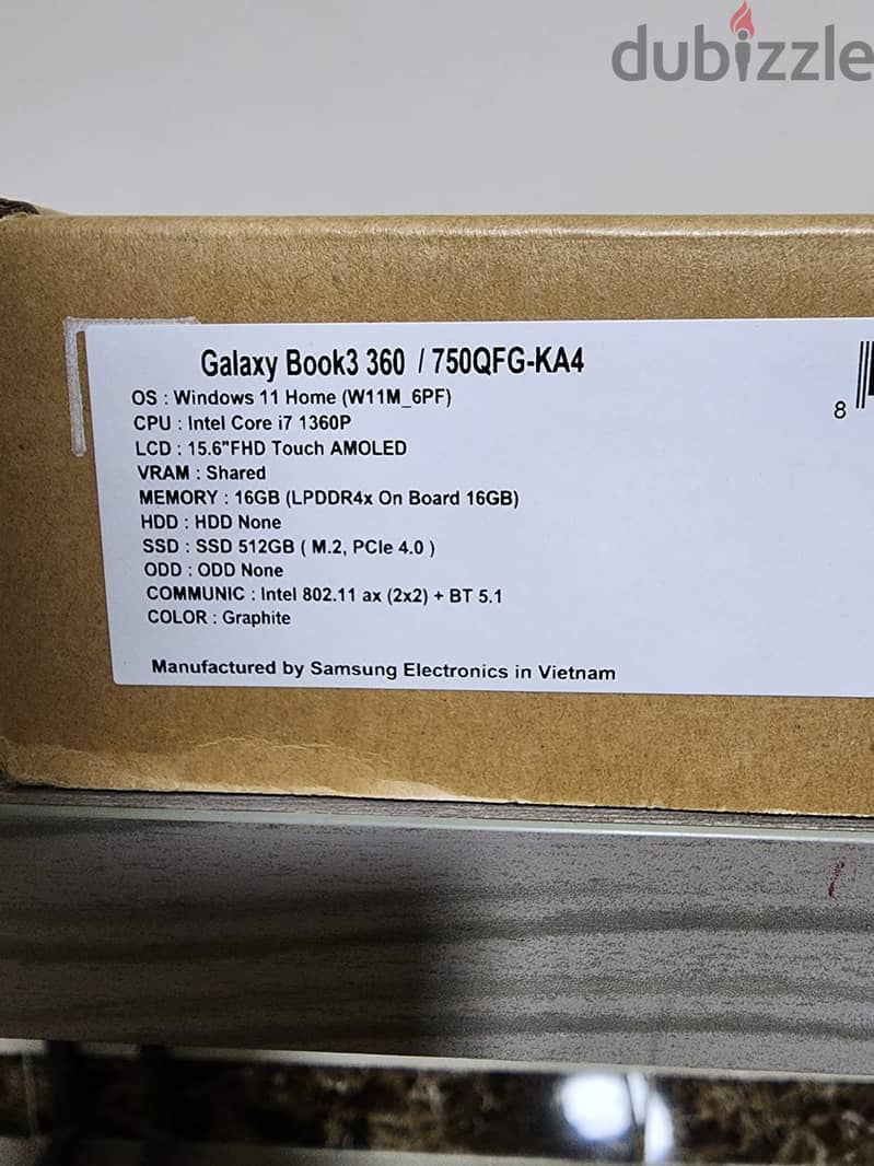 New Samsung Galaxy book3 360 0