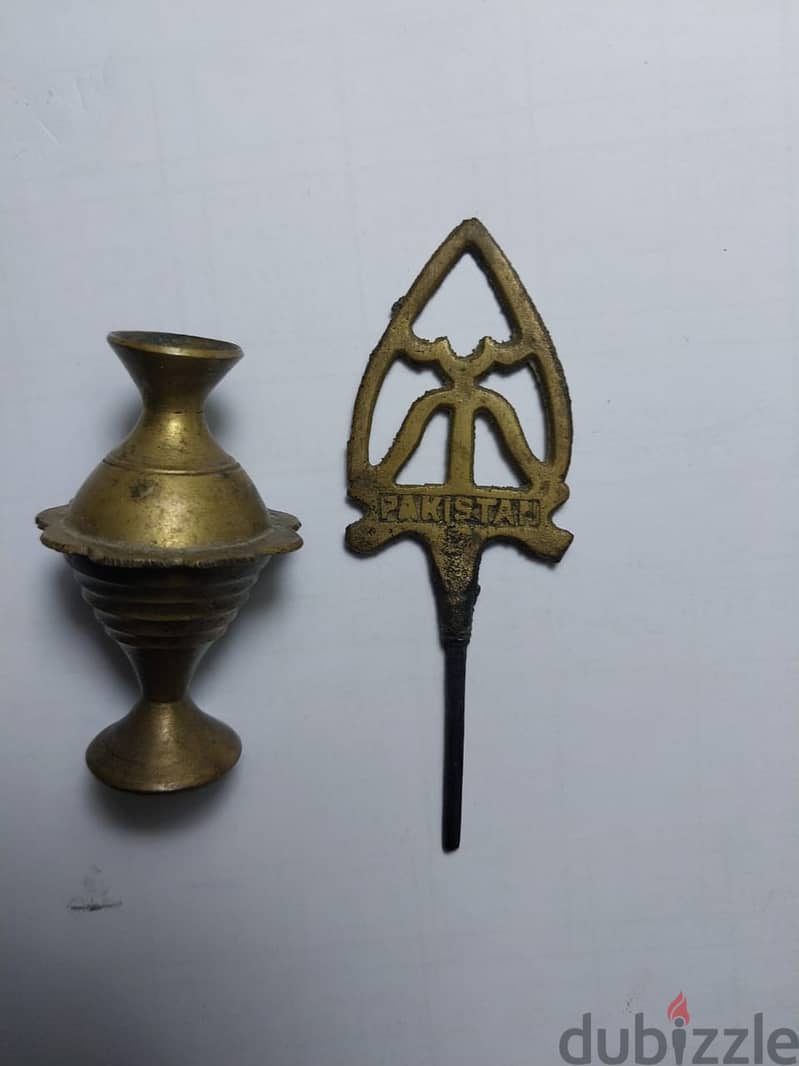 مكحلة نحاس انتيك – باكستان Antique Brass kohl - Pakistan بسعر 199 جم 1