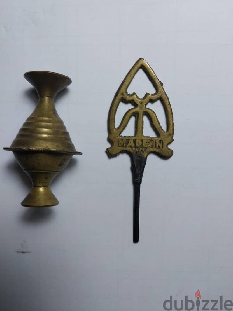 مكحلة نحاس انتيك – باكستان Antique Brass kohl - Pakistan بسعر 199 جم 3