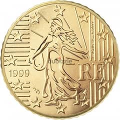 فرصة 10 سنت يورو  1999 RF النادر ب 2500 يورو  الٱن ب 50 ألف جنيه فقط 0