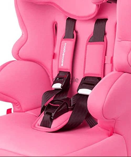 مقعد سيارة مازركير من 9 أشهر ل 12 سنه Mothercare Car Seat, Pink 3