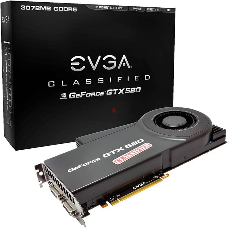 VGA Card Evga - Nvidia Gtx 680 - 2G - DDR5-Heat test max 78% - Computer ...