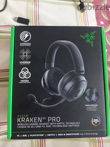 Razer Kraken v3 pro Hypersense wireless 3