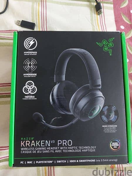 Razer Kraken v3 pro Hypersense wireless 5