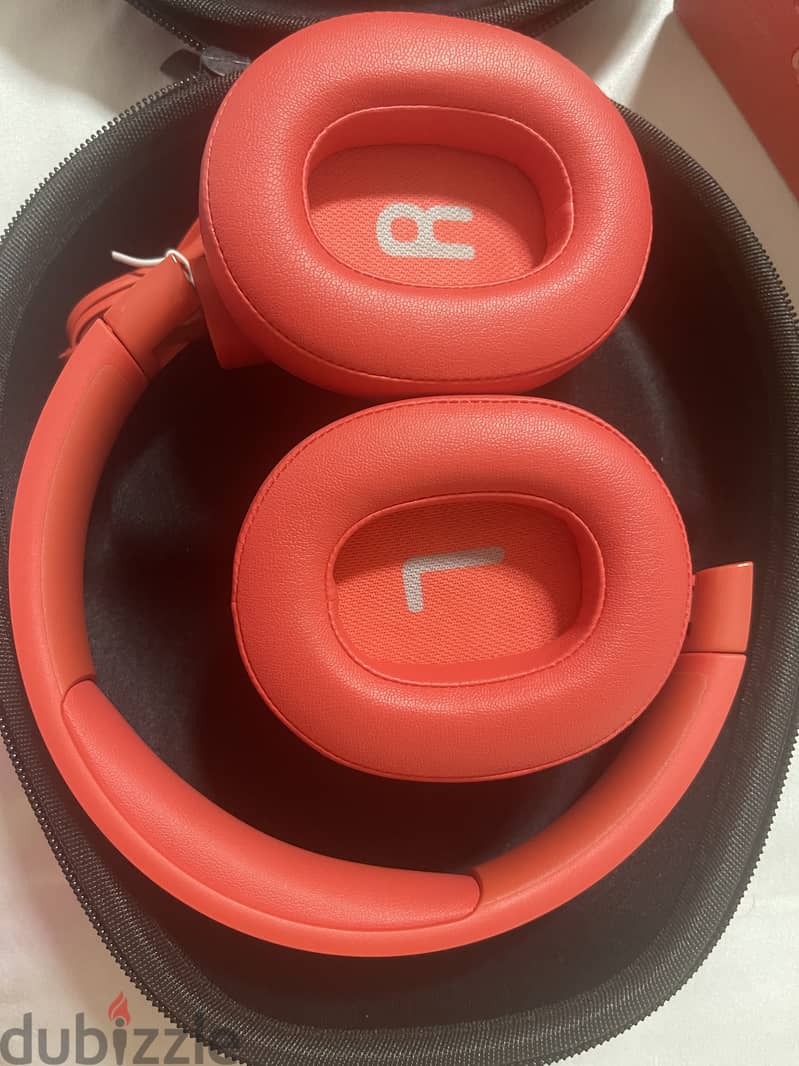 JBL Headphone 750BTNC, Red as NEW [Used ONE time ONLY] 2