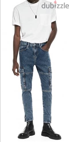 Zara Original Cargo Skinny Jeans