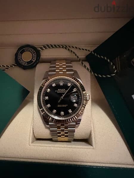 new Rolex gold steel 41 mm with diamond 2023 9