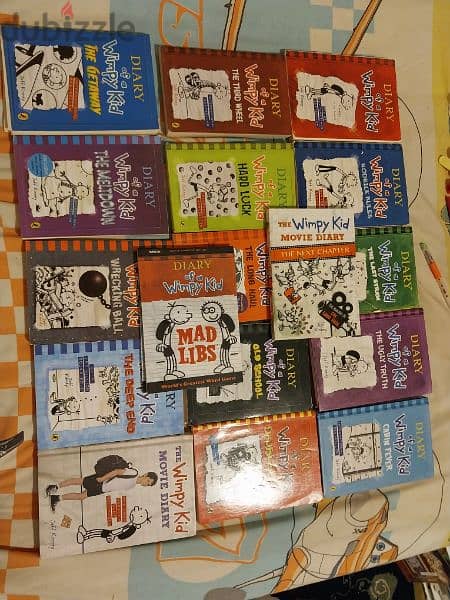 كتب diary of a wimpy kid ١٦ كتاب 0