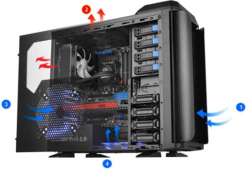 Thermaltake Armor Reve Gene Black ATX Mid Tower Computer Case For sale 2
