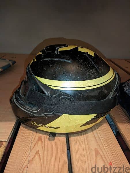 Helmet LS2 full face + fog lights + blinkers 2
