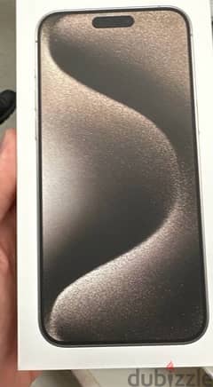 I Phone 15 Pro Max 512 sealed Titanium