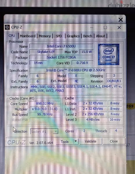 HP Intel Core i7-6500U — 15-ac129ne Laptop 9