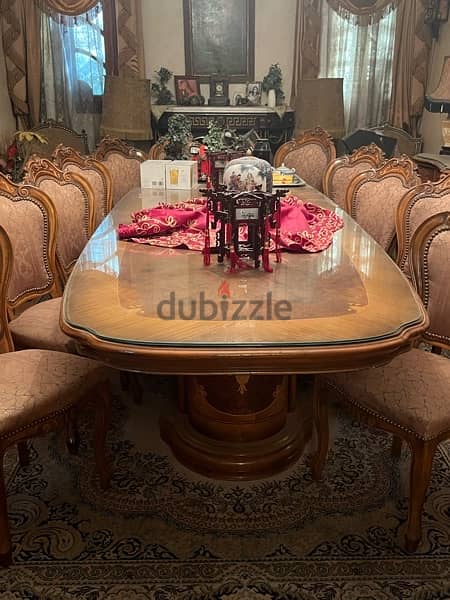 imported italian dining room سفره ايطالي ماركه جريلي مستورده 1