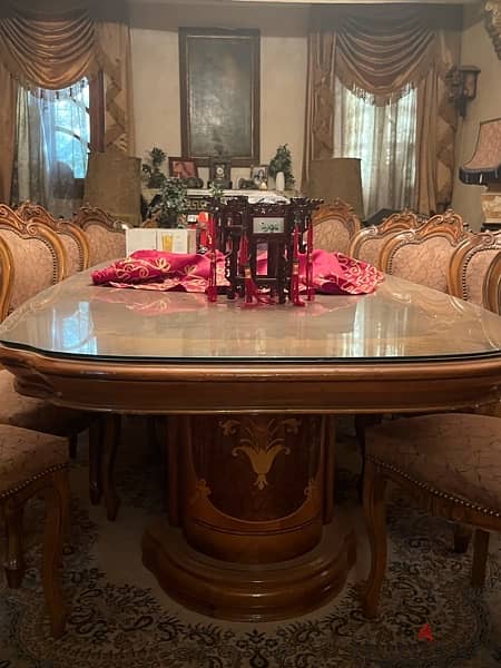 imported italian dining room سفره ايطالي ماركه جريلي مستورده 3