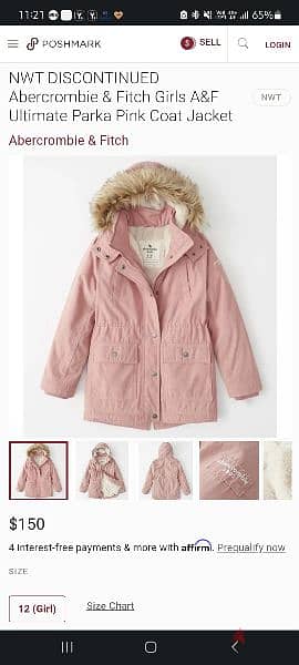 abercrombie girl coat 1