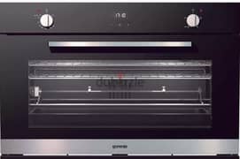 Gorenje Built-In Gas Oven 90cm with Grill Black BOG932A20FBG 0