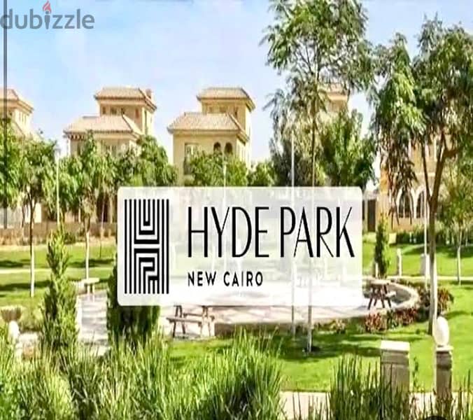 شقة للبيع ١٩٢ متر في كمبوند هايد بارك Hyde park في التجمع الخامس 4