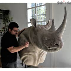 مجسم وحيد قرن للبيع 0