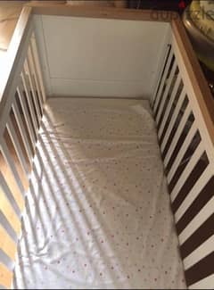 Mothercare baby bed with mattress (As New) fits till 3 Yrs 0