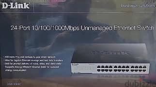 D-Link DGS-1024C Unmanaged Rackmount Switch 24 Port 10/100/1000Mbps