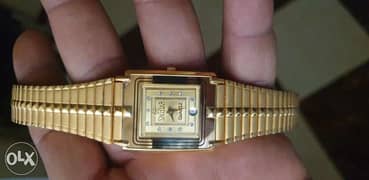 ساعة سويستر 22k gold مطليه بالبذهب عيار ٢٢ 0