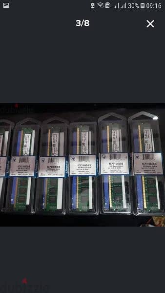 رامات الكينج ستون 8 جيجا ضمان سنة  DDR3 1600