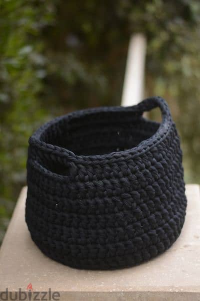 Crochet busket, L, 30cm diameter 0
