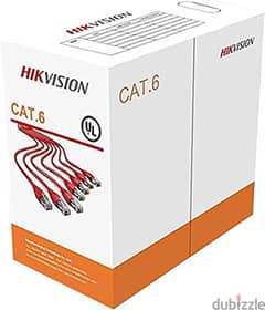 Hikvision DS-1LN6-UU Cat 6 U/UTP 4 Pairs Cable كابلات نتورك من هيكفيجن 0