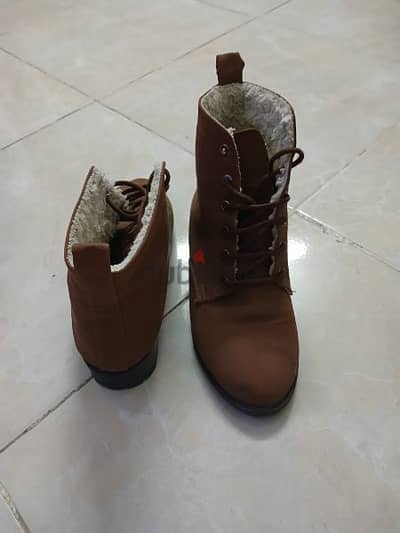 Camel Half Boots/ هاف بوت جملى