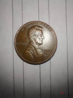 1982-D Lincoln Cent. Small Date--Struck on a Bronze Planchet--