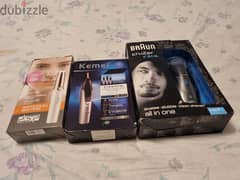 3 items for men and women shaving