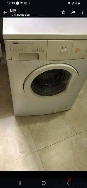 غسالة زانوسي بحالة جيدة