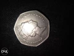 50 pence coin britannia rare1997 0