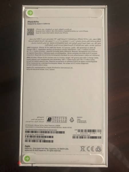 iPhone 15 pro 256 gb - titanium blue 1