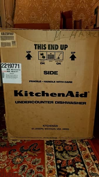 غسالة اطباق امريكى جديدة ١١٠ فولت kitchen aid 3