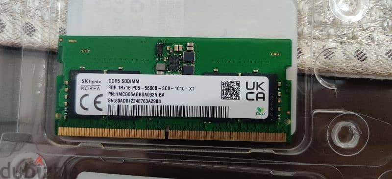 2x8GB DDR5 5600MHZ 1