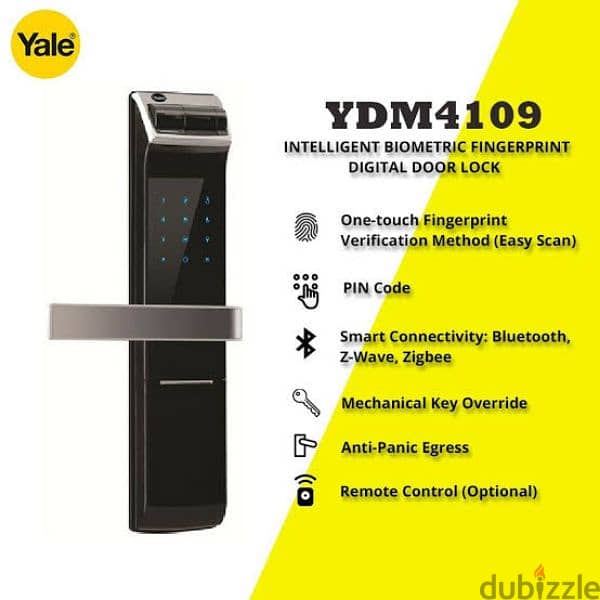 yale 4109 smart door lock 0