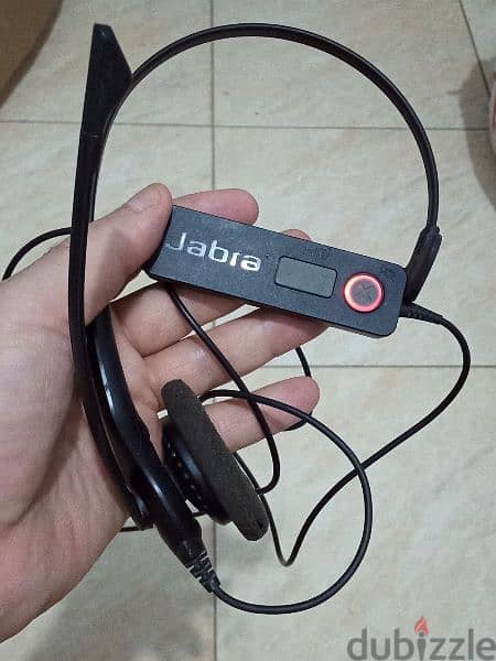 سماعة كول سنتر JABRA اصلية 
مستعملة بحالة ممتازة وارد اوربي USB 2