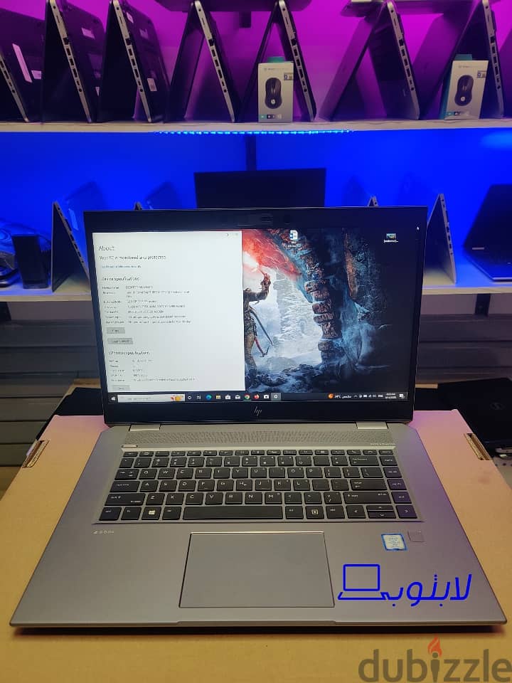 لاب توب HP Zbook Studio G5 بكارت شاشة نفيديا 4 جيجا و معالج i7 الجيل H 0