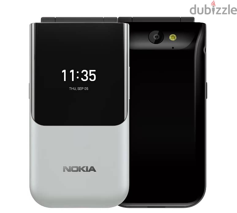 Nokia 2720 Flip Dual Sim ( اسود / احمر / رصاصي ) / التوصيل مجاناا 6