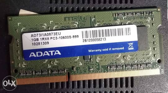 Laptop Ram 1GB PC3