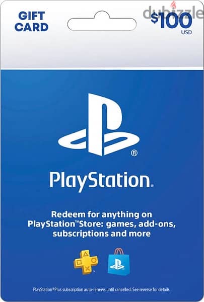 PlayStation voucher 100$ 0