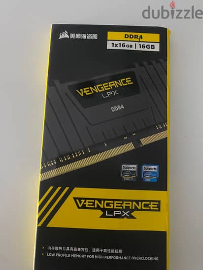 New Corsair Vengeance LPX  1x16 GB 3600mhz ram