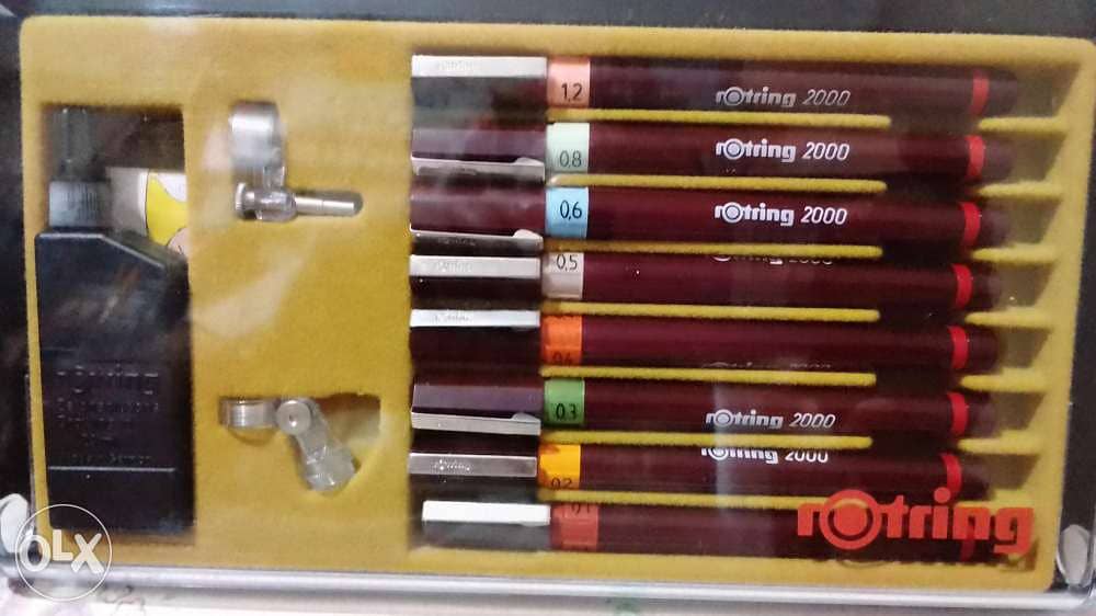 Rotring isograph 8pens "Made in Germany" 4