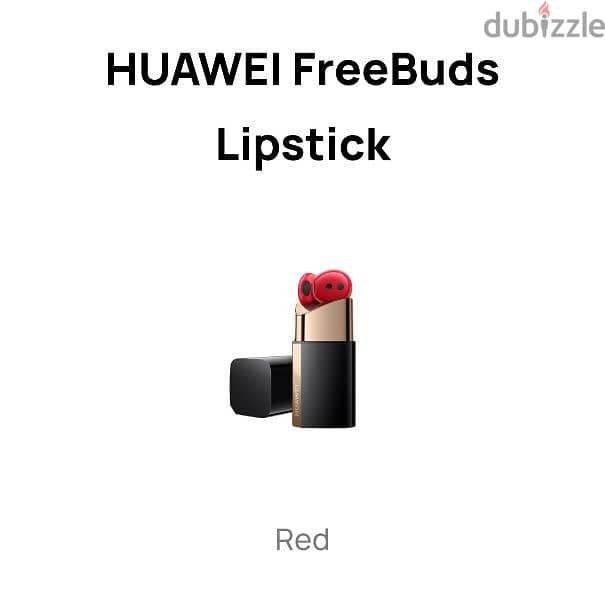 huawei lipstick earbuds سماعه هواوي لاسلكيه حمراء 3