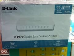 Switch Dlink 10/100/1000 8port network 0