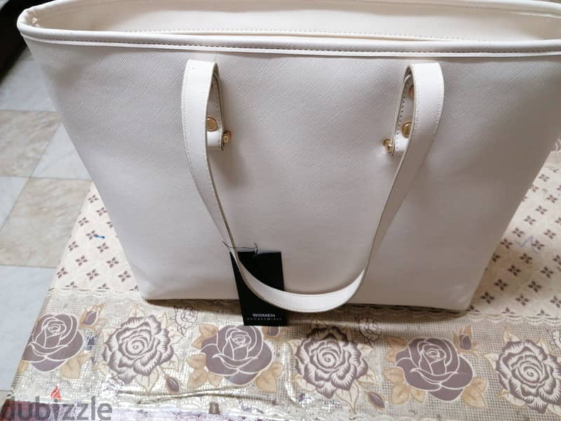 هاند باج ماركة accessories من ألمانيا beige hand bag from abroad 1