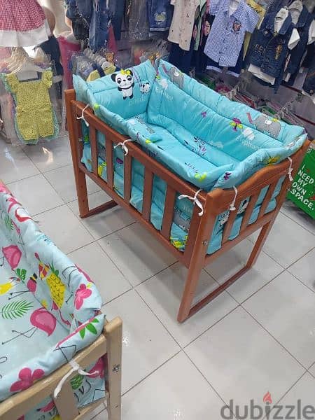 سرير اطفال خشب زان نضيف  بسعر المصنع 1
