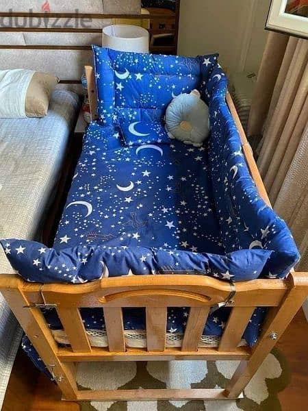 سرير اطفال خشب زان نضيف  بسعر المصنع 2