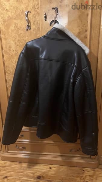 Defacto Pu Bomber Leather Jacket - جاكيت جلد - Size: XXL 1